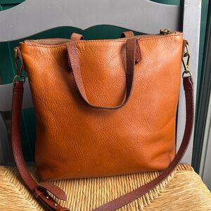 Madewell Tan Leather Satchel